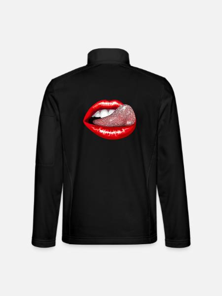 Precious Tongue - Unisex Softshell Jacket - black