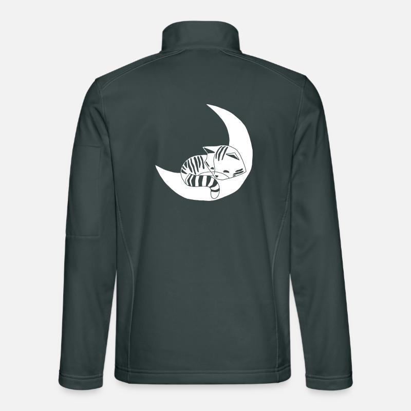 Whimsical kitten Unisex Softshell Jacket