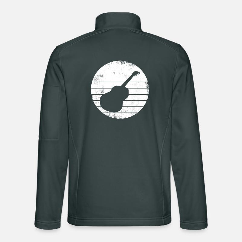 Guitar Sketch Unisex Softshell Jacket