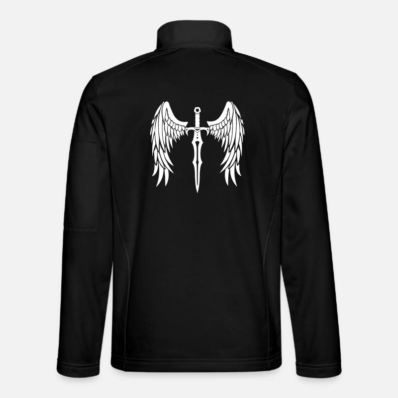 Winged Sword - Unisex Softshell Jacket - black