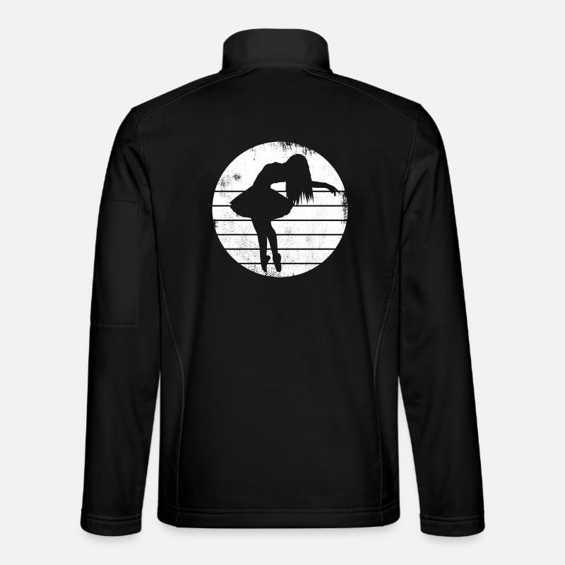 Ballet Girl Sketch - Unisex Softshell Jacket - black
