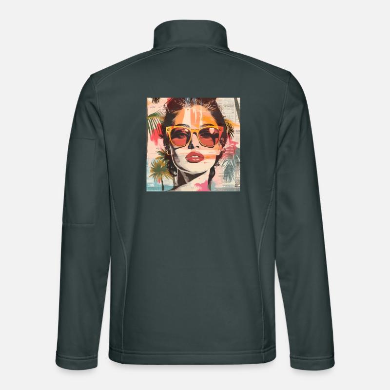 Summer Portrait Unisex Softshell Jacket