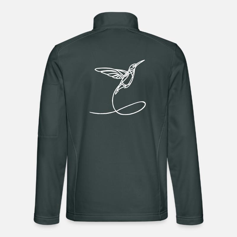 Strange White Bird Unisex Softshell Jacket