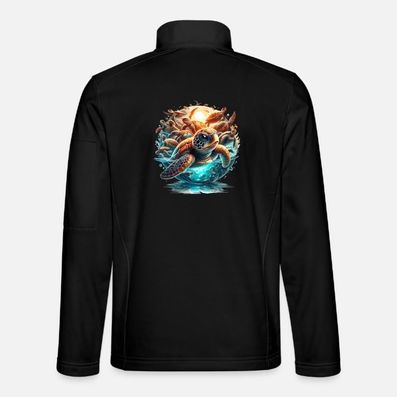 Turtles World Wonder Turtle Gift Unisex Softshell Jacket