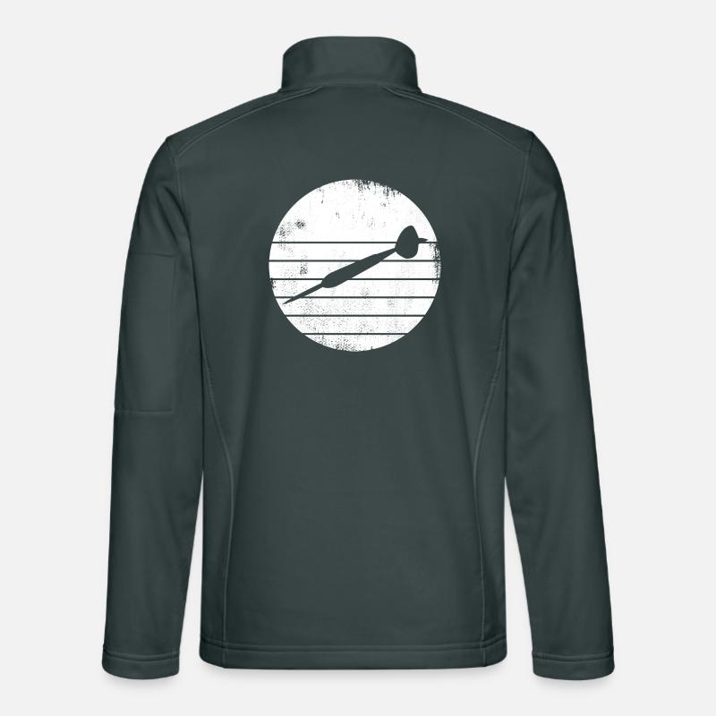 Dartpfeil Skizze Unisex Softshelljacke