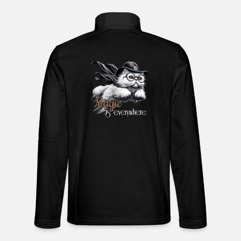 Magic Persian White Persian Cat Gift Unisex Softshell Jacket