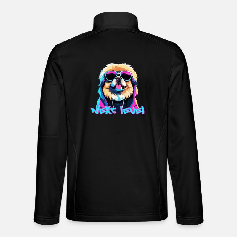 Pekingese Next Level Lion Dog Gift Unisex Softshell Jacket