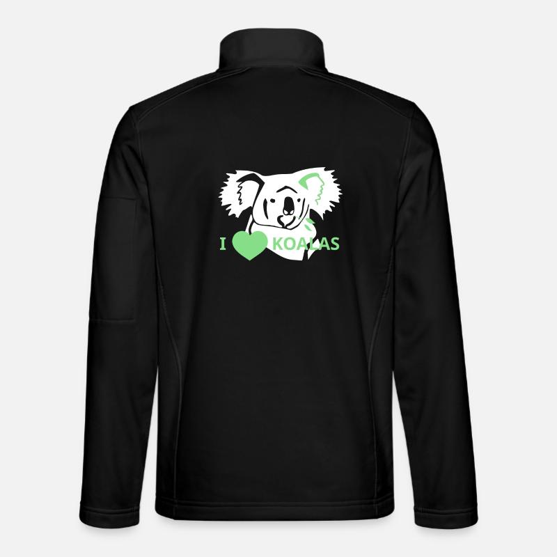 LoveKoalas - Unisex Softshell Jacket - black