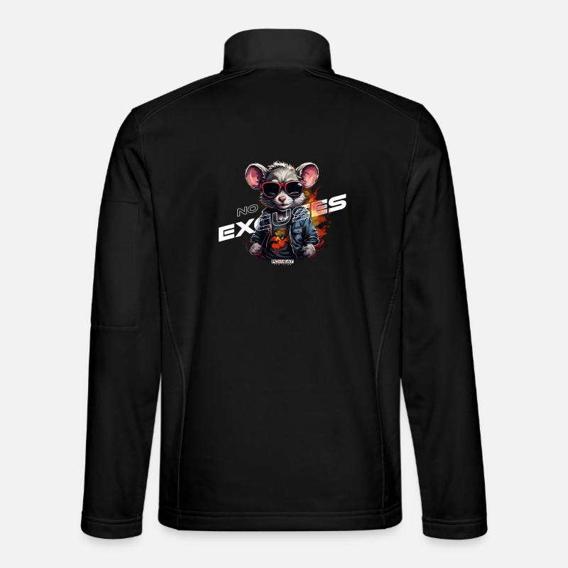 No Excuses - Unisex Softshelljacke - Schwarz
