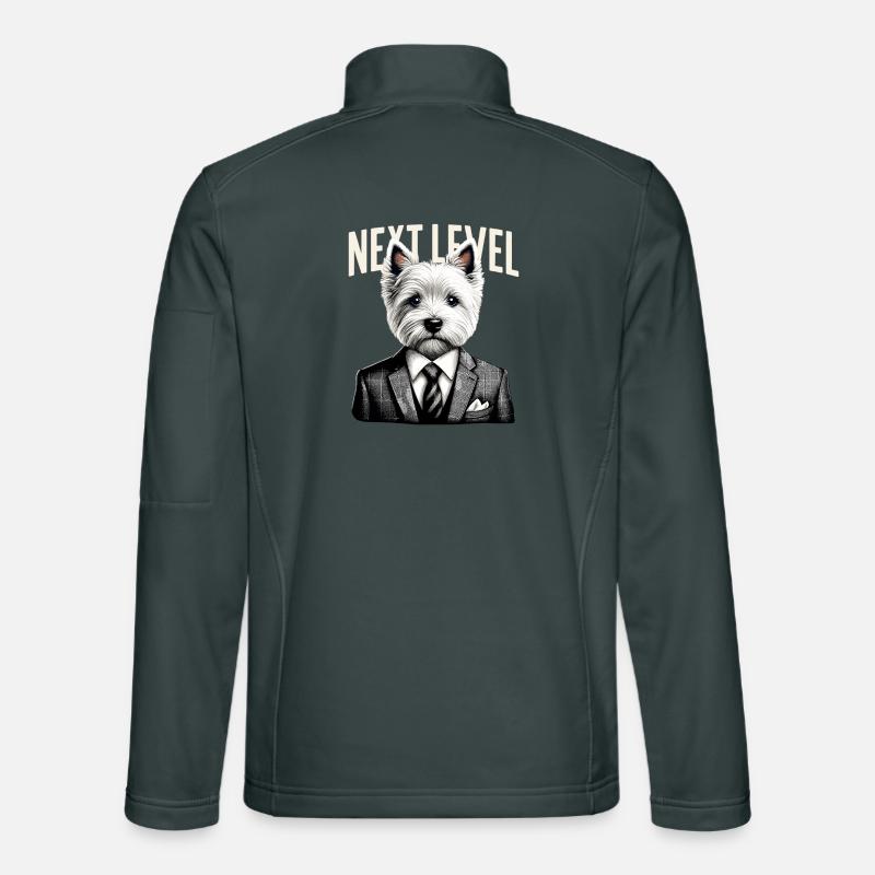 West Highland White Terrier Next Level Suit Gesch Unisex Softshell Jacket