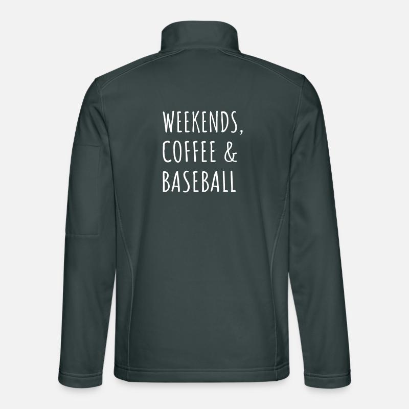Weekends, Coffee And Baseball I Unisex Softshell Jacket