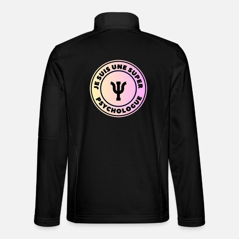 I'm a great psychologist - Unisex Softshell Jacket - black