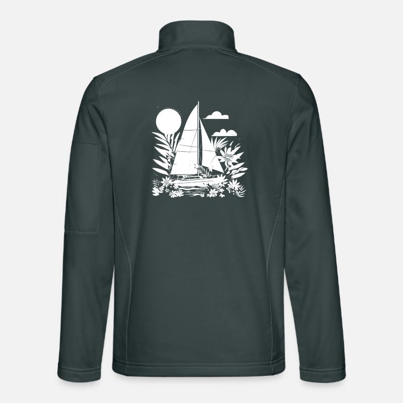Sailing Comic Look Unisex Softshell Jacket