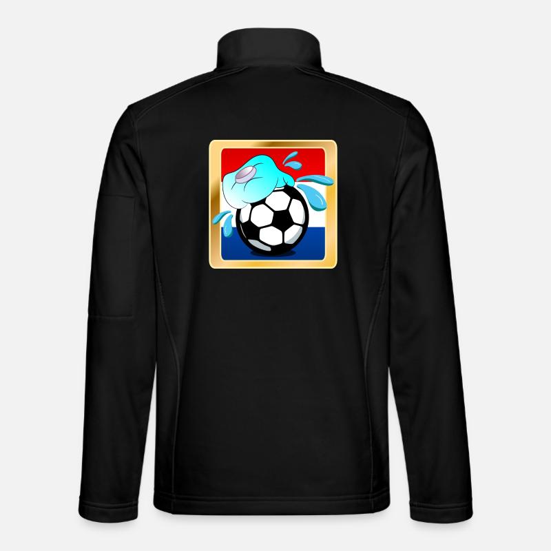 HOLLAND - FOOTBALL HOT SUMMER NETHERLANDS - Unisex Softshell Jacket - black