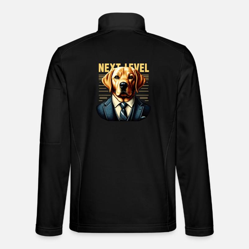 Dudley Labrador Suit Next Level Dog Gift Veste en tissu softshell Unisexe