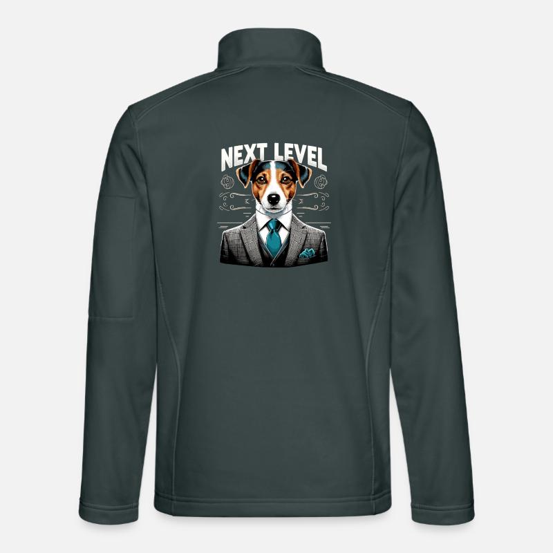 Jack Russell Terrier Suit Next Level Gift Unisex Softshell Jacket