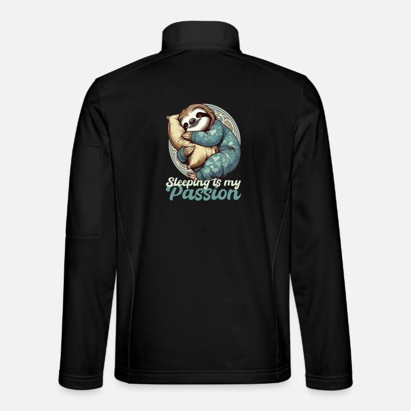 Sloth Sleeping Passion Gift Unisex Softshell Jacket