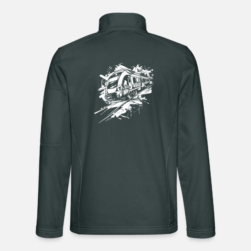 Train Graffiti Unisex Softshell Jacket