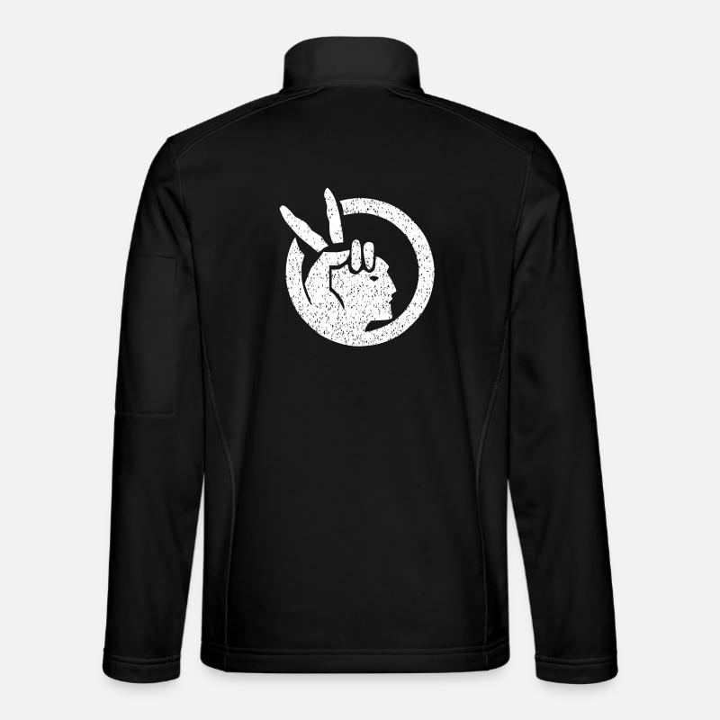 American Indian Movement flag - Unisex Softshell Jacket - black