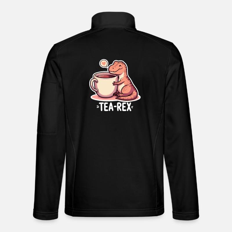 Tea Rex Tea Rex Tea Drinker Gift Unisex Softshell Jacket