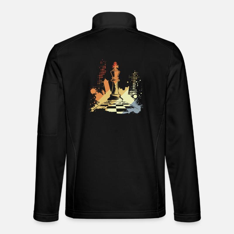 Schachfigur Unisex Softshelljacke
