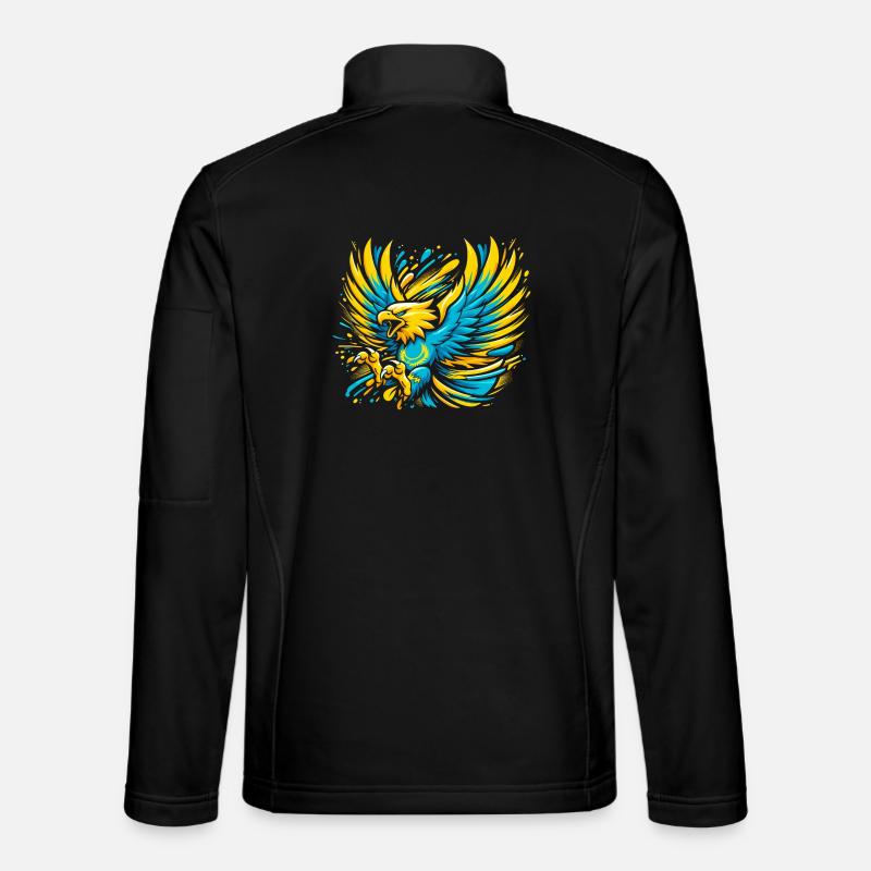 Kazakhstan Eagle Flag Flag Cool Gift Unisex Softshell Jacket