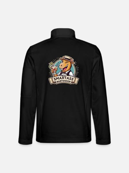 Bartender Bartender Capybara Capy Gift - Unisex Softshell Jacket - black