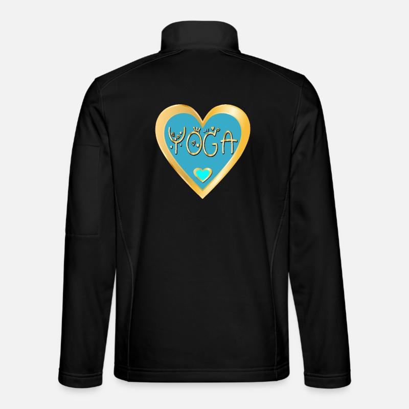 HEART YOGA CROWN Unisex Softshell Jacket
