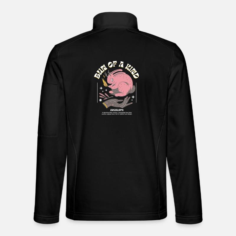 Mystischer Jackalope – Einzigartig & Magisch - Unisex Softshelljacke - Schwarz