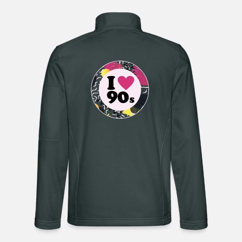 I ♥ 90s – Nostalgic retro design Unisex Softshell Jacket