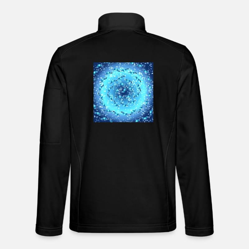 Sea Galaxy - Unisex Softshell Jacket - black