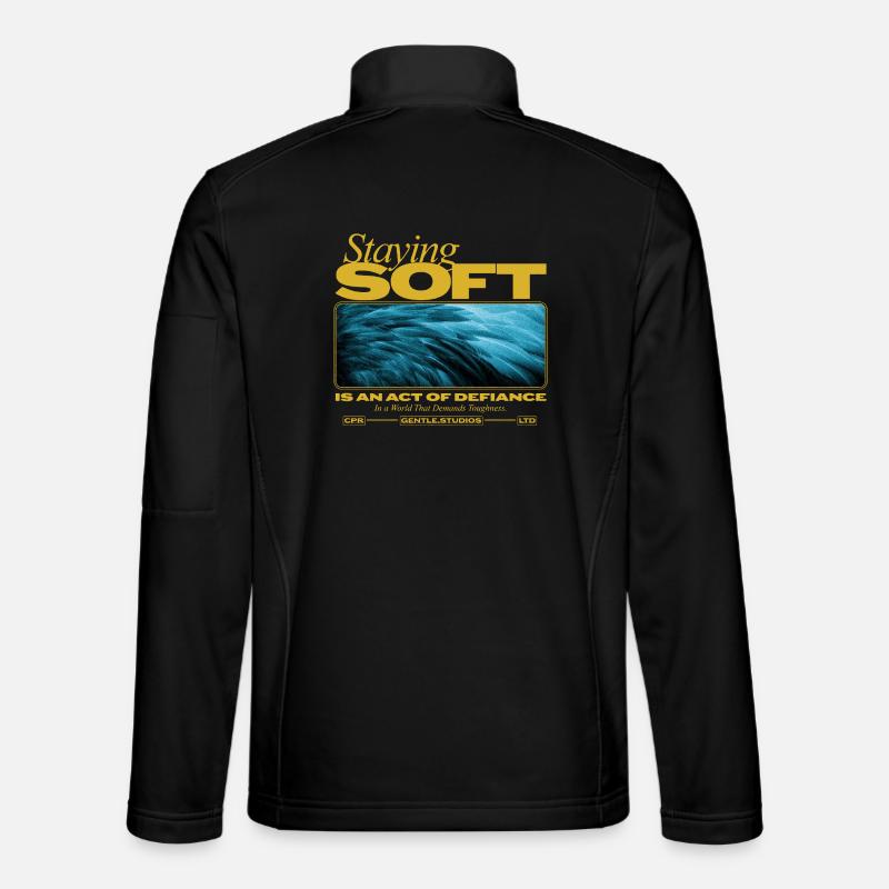 Staying Soft – Power in Gentleness Unisex Softshell Jacket