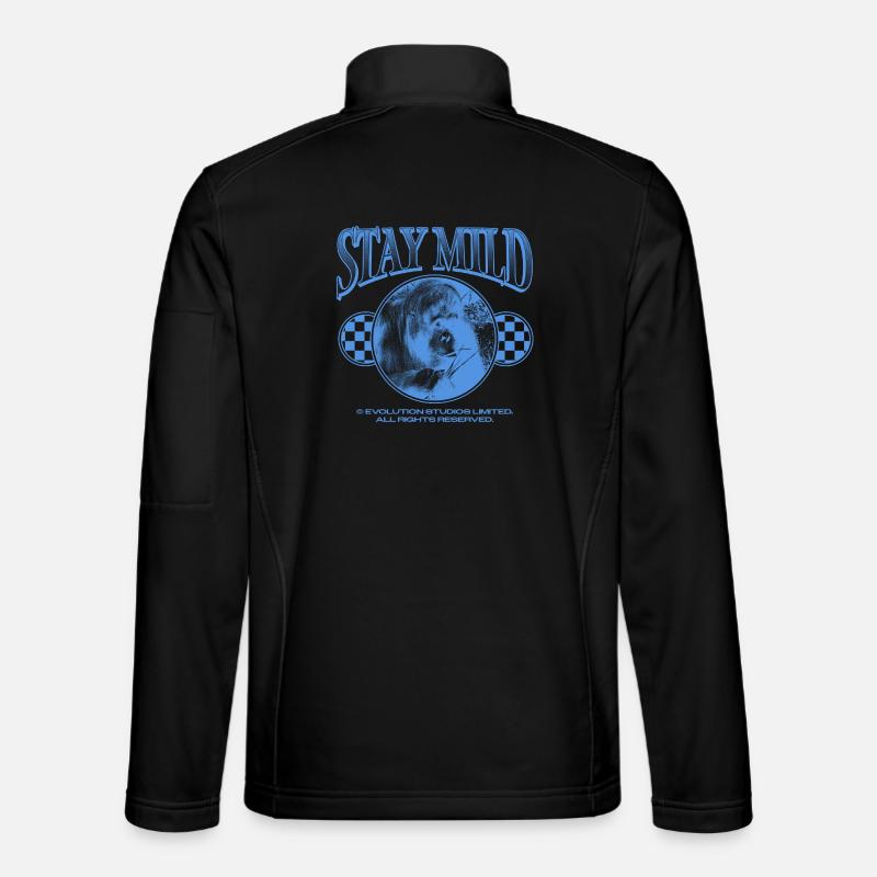 Stay Mild – Chill Vibes Only Unisex Softshelljacke