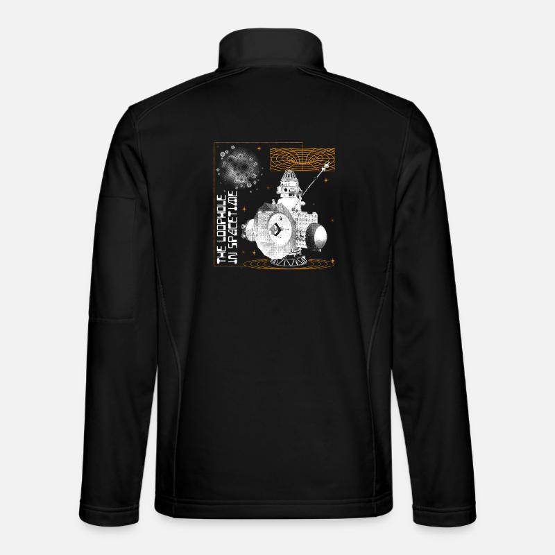 Loophole in Spacetime - Unisex Softshelljacke - Schwarz