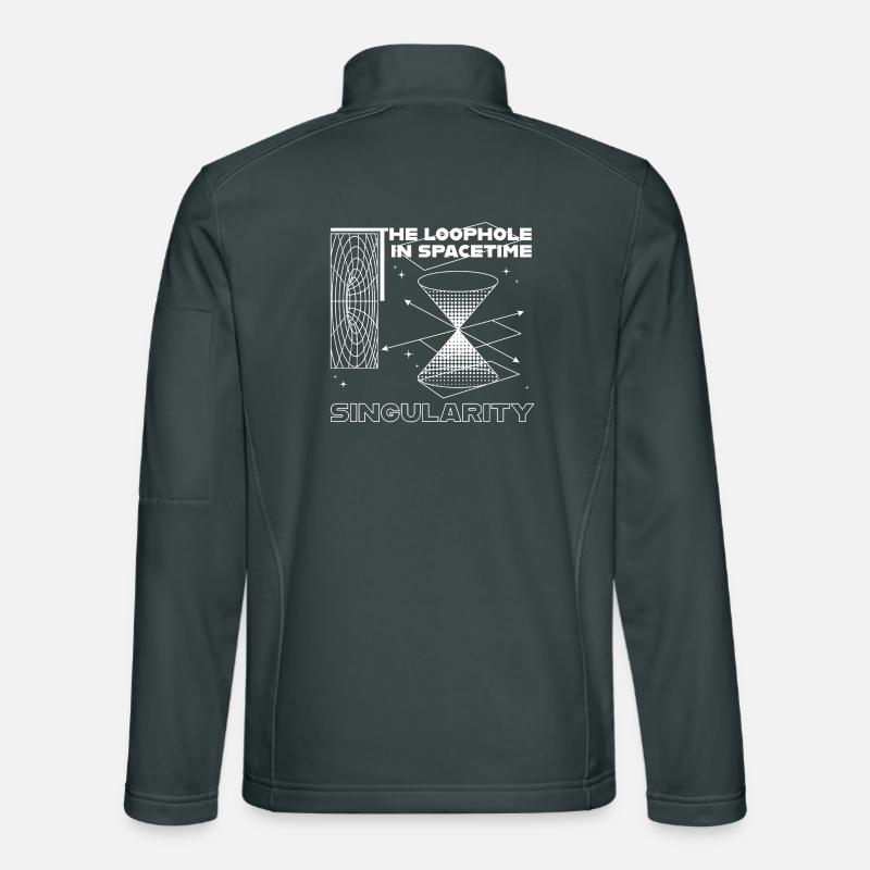 Singularity in the space-time hole Unisex Softshell Jacket