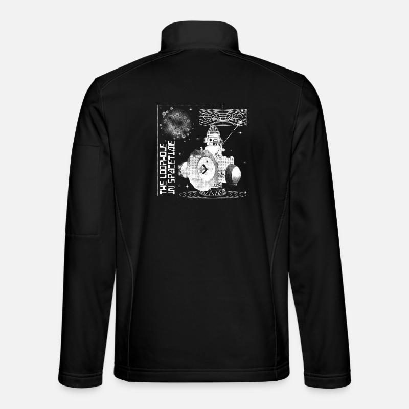 Trou dans le continuum espace-temps - Veste en tissu softshell Unisexe - noir