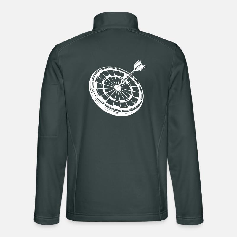Dart Drawing Unisex Softshell Jacket