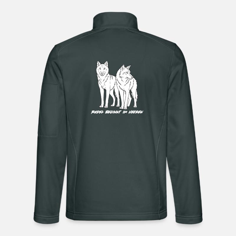 RUDEL BEGINNT IM HERZEN Unisex Softshelljacke