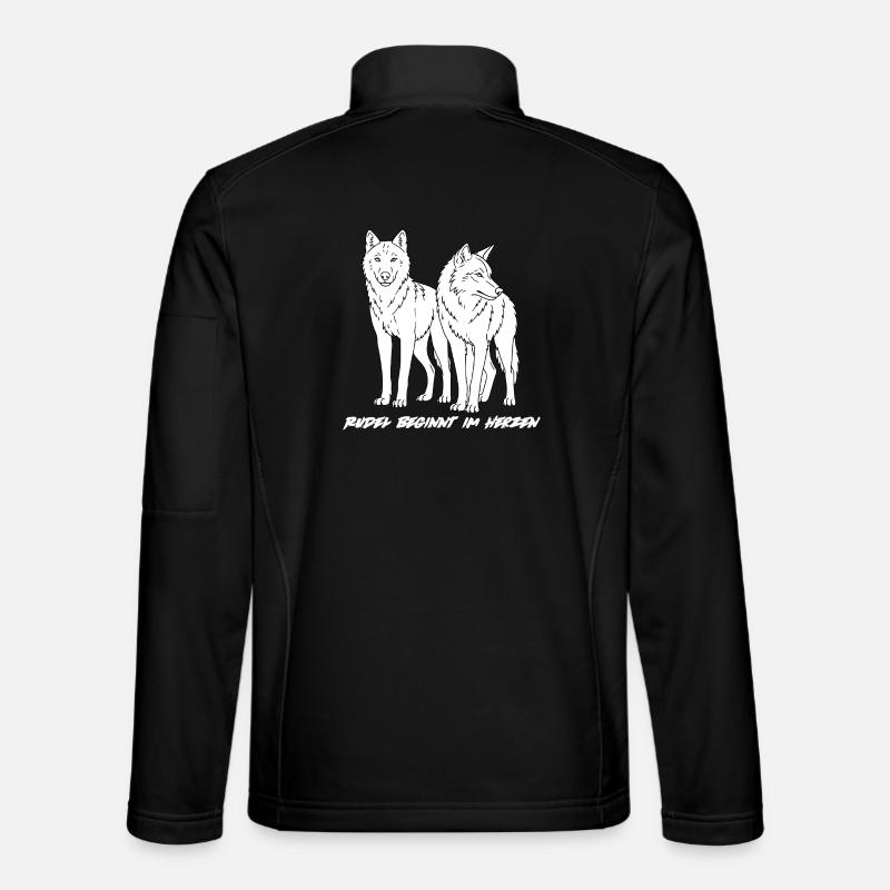RUDEL BEGINNT IM HERZEN Unisex Softshelljacke