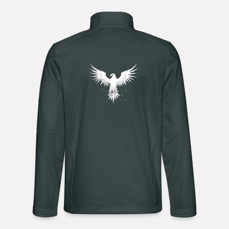 White Phoenix Unisex Softshell Jacket