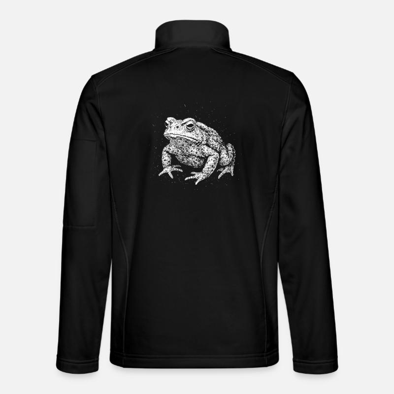 Kröte - Unisex Softshelljacke - Schwarz