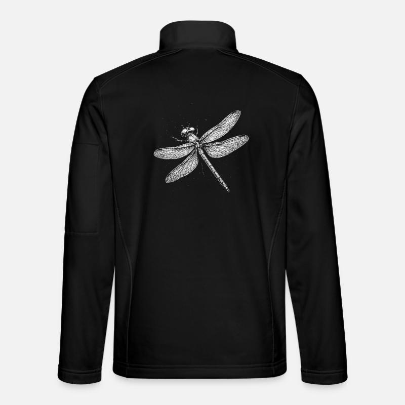 Libellule - Veste en tissu softshell Unisexe - noir