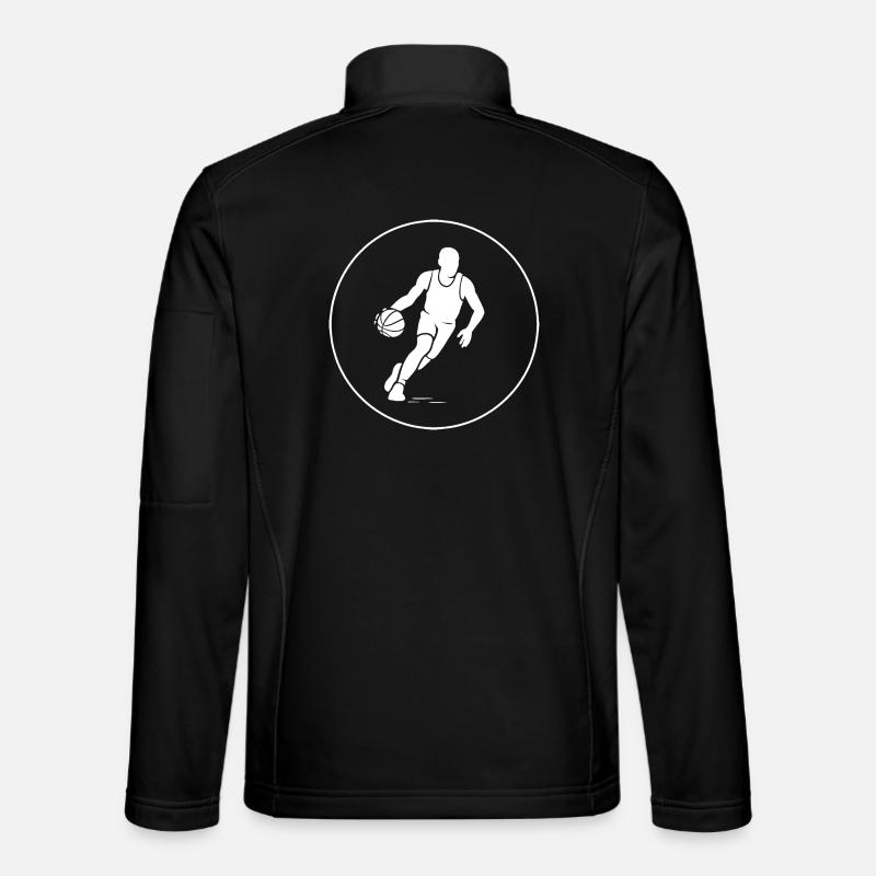 Basketball - Unisex Softshell Jacket - black
