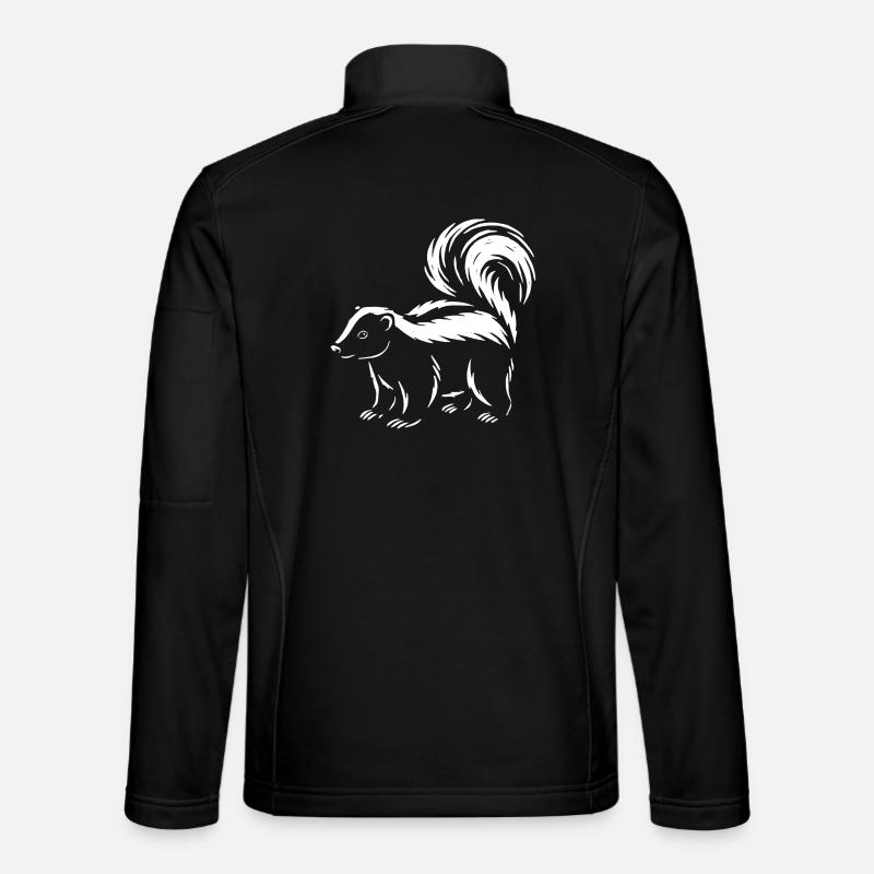 Stolzes Stinktier - Unisex Softshelljacke - Schwarz