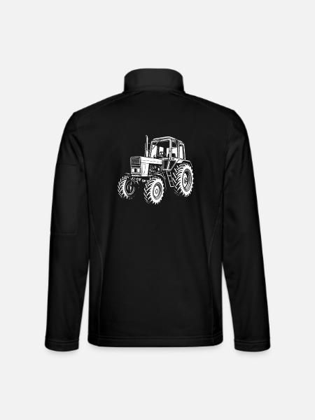 MTS Classic - Unisex Softshell Jacket - black - Back