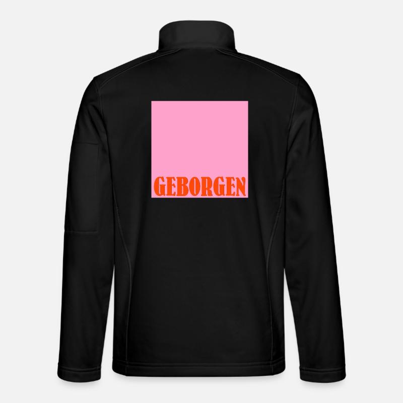 WOHLBEFINDEN GEBORGENHEIT - Unisex Softshelljacke - Schwarz