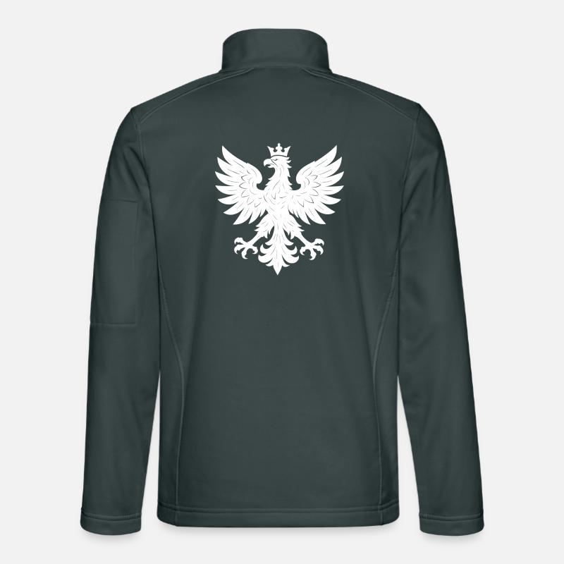 L’aigle blanc à la couronne dorée, le Polska rep Veste en tissu softshell Unisexe