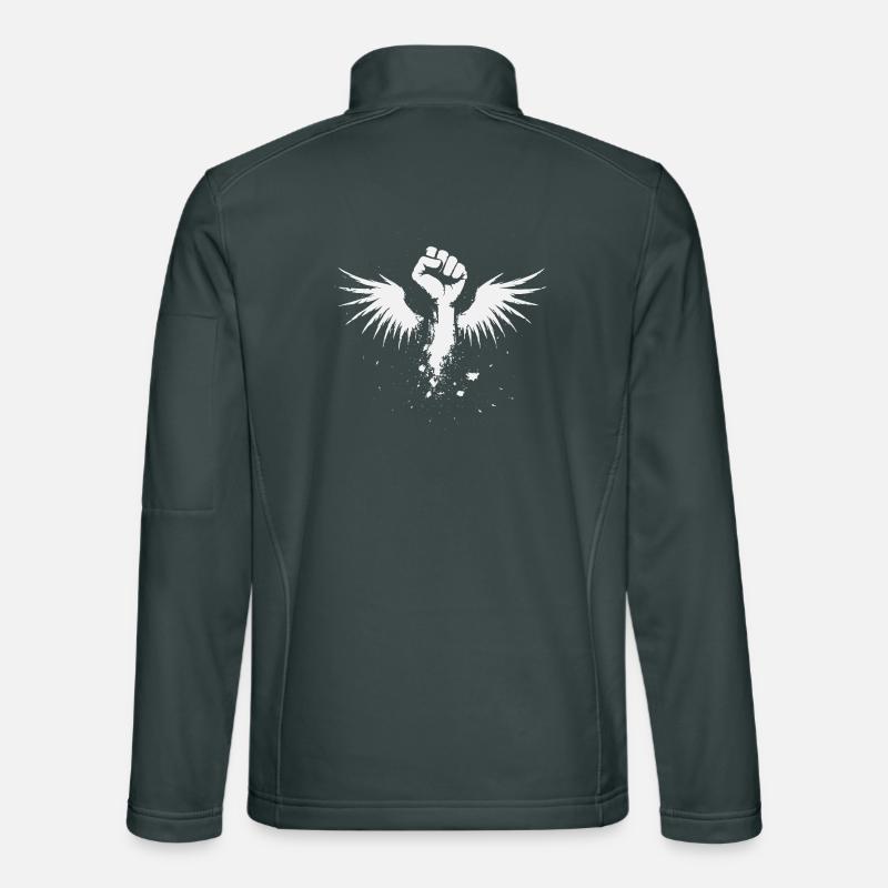 Les ailes de la force Veste en tissu softshell Unisexe