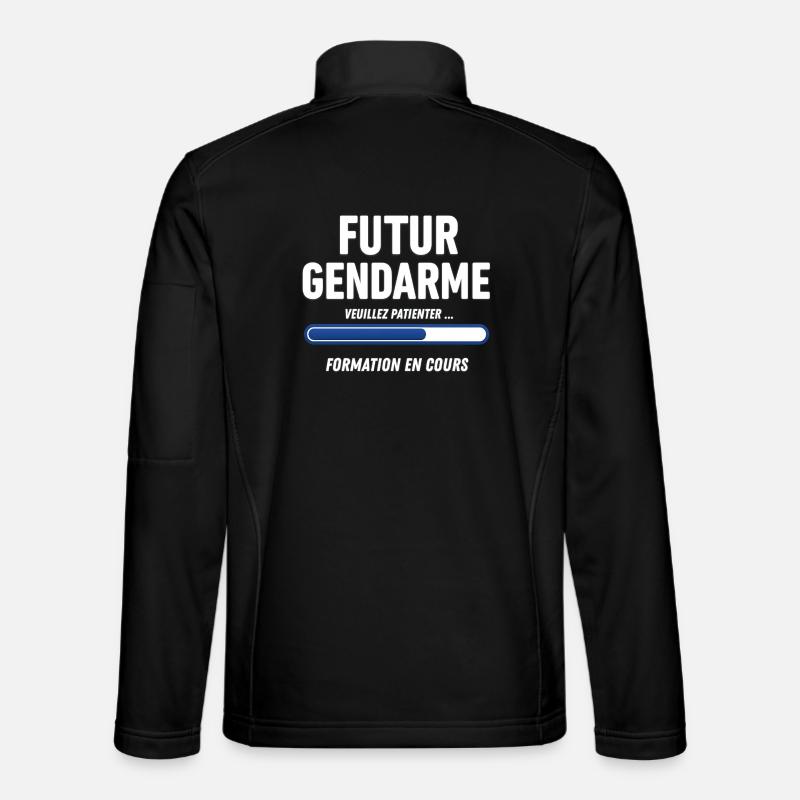 Future gendarme - Unisex Softshell Jacket - black