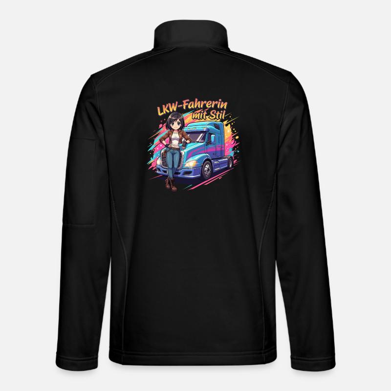 Truck driver with style Unisex Softshell Jacket
